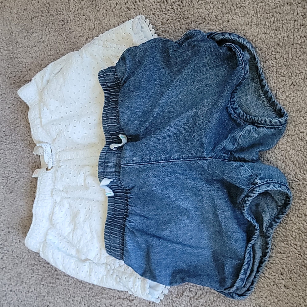 Two pairs of Cat & Jack shorts - sz M(7/8)